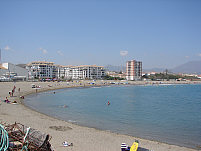 sabinillas beach, duquesa marina